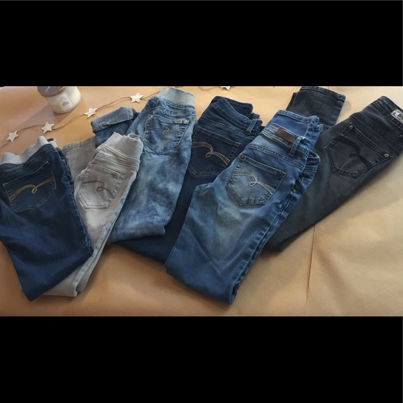 Girls Justice skinny jeans size 12 and 14 👖Bundle - Picture 2 of 8